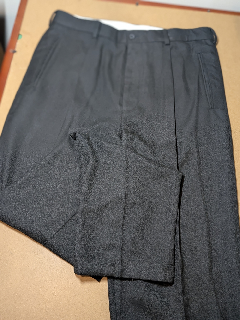 Perry Ellis Men's Black Dress Shorts